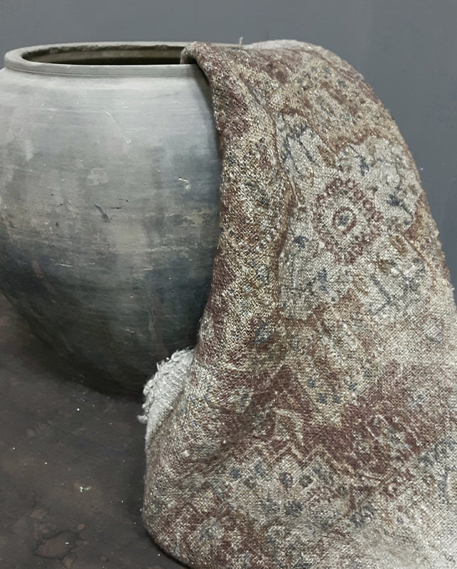 Kussens, plaids, vachten en shabby doeken.