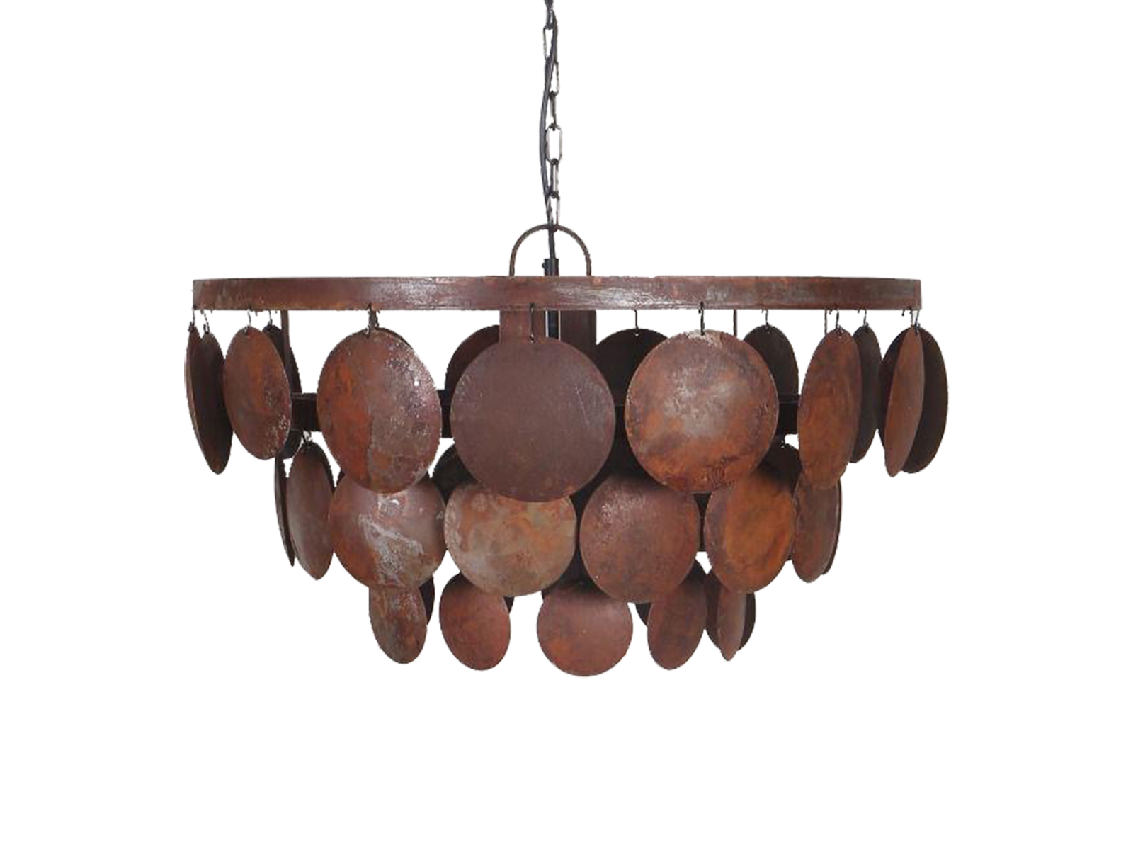 Hanglamp schijfjes roest Ø 60 cm / 2522