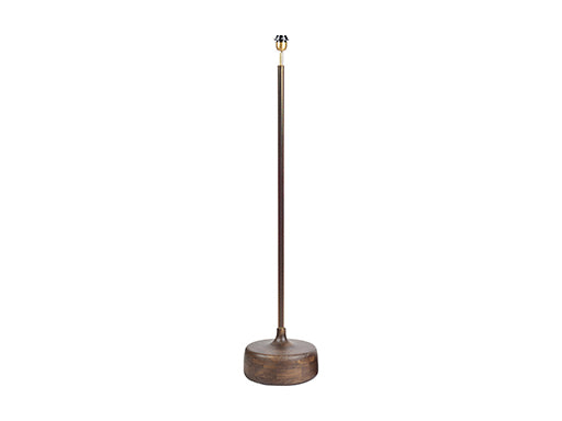 Vloerlamp walnoot 135 cm
