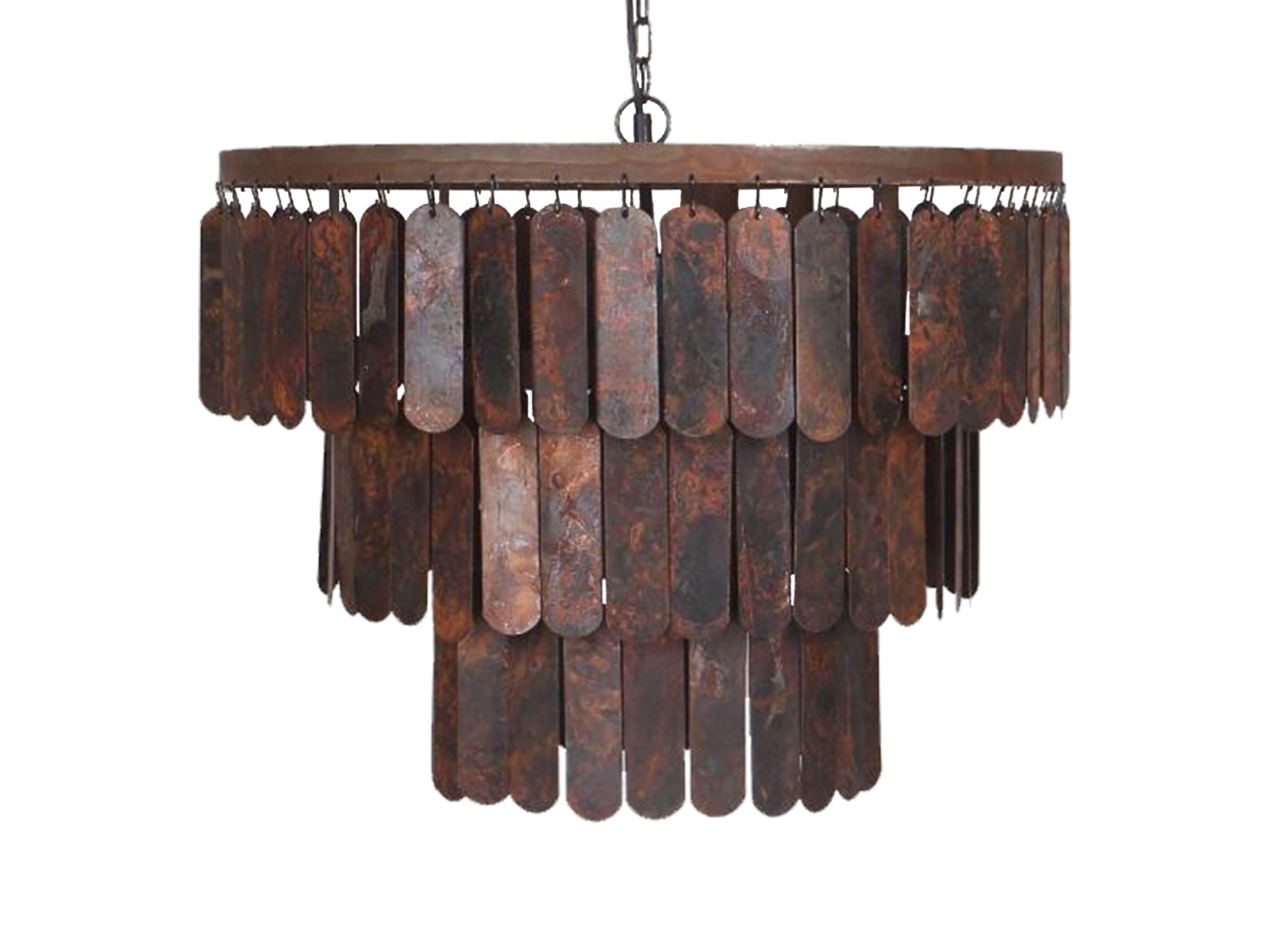 Hanglamp roest lamel Ø 60 cm / 2527