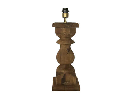 Balusterlamp hout 45cm