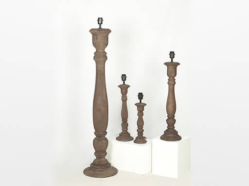 Baluster Vloerlamp umber 125 cm
