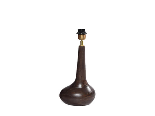 Tafellamp walnoot 45 cm