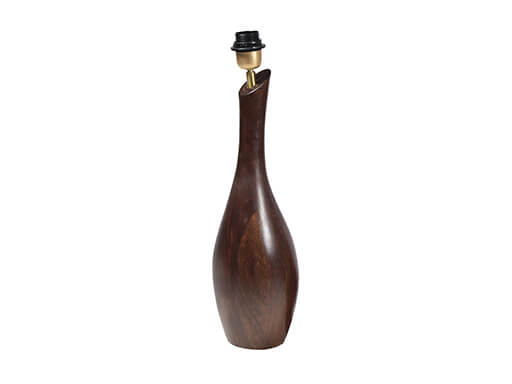 Tafellamp walnoot 53 cm