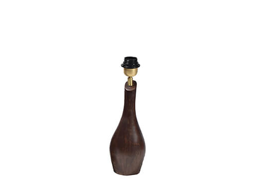 Tafellamp walnoot 38 cm