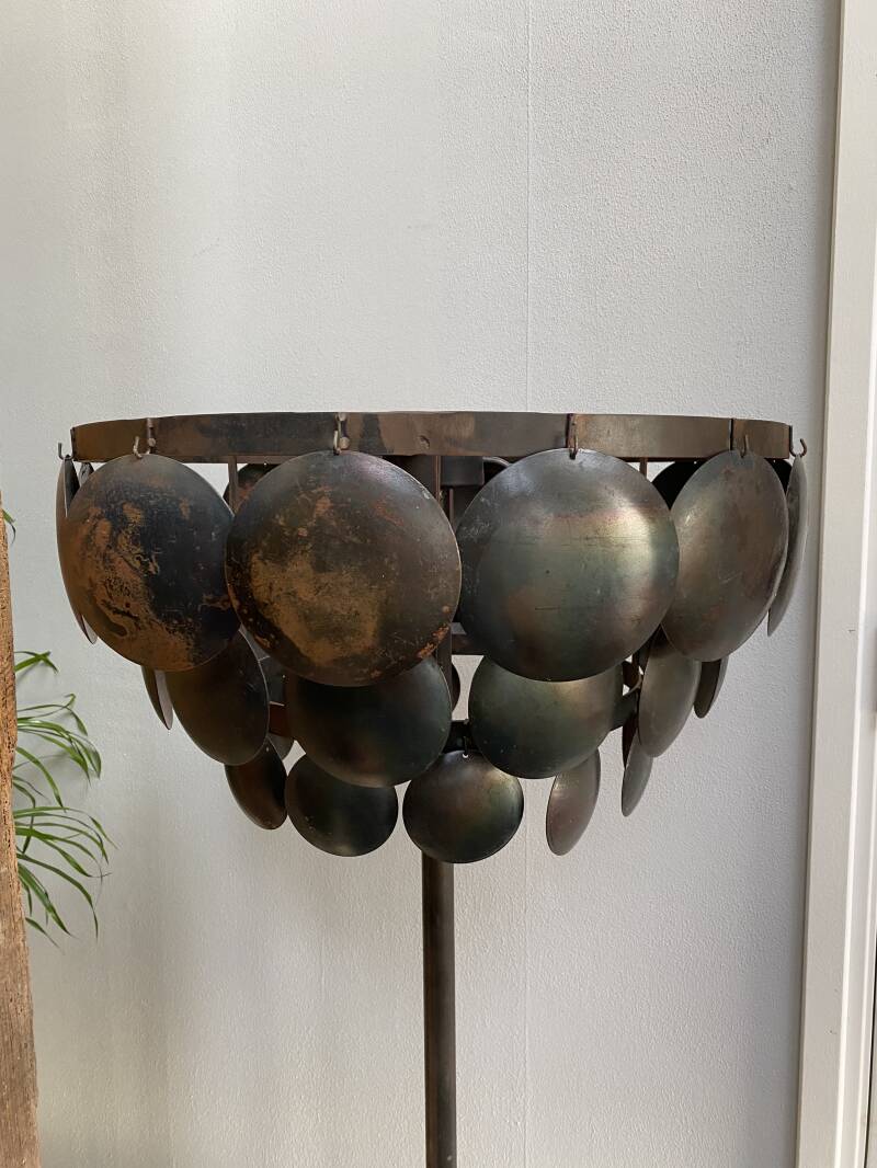 Staande schijfjes vloerlamp