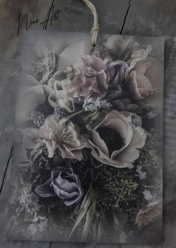 Deco bordje Klaproos 21x15