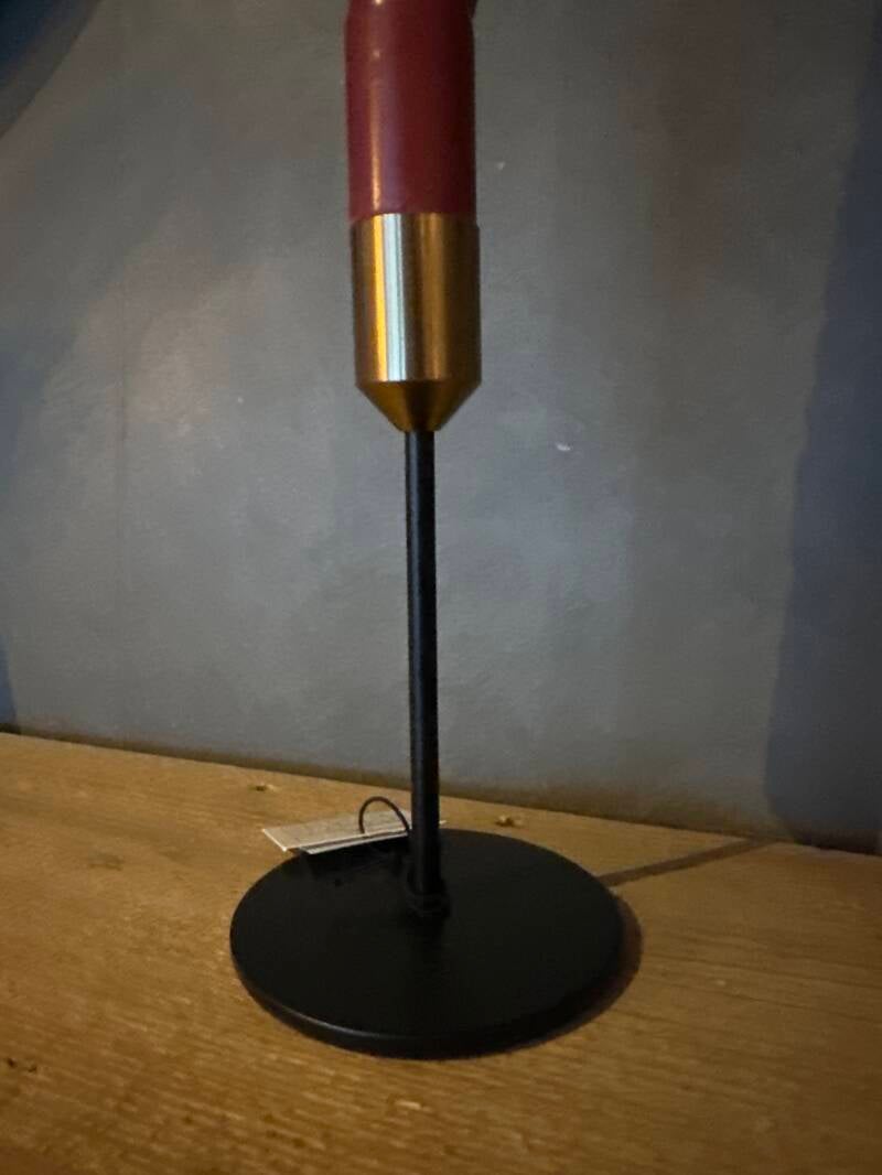 Kandelaar Maya zwart goud