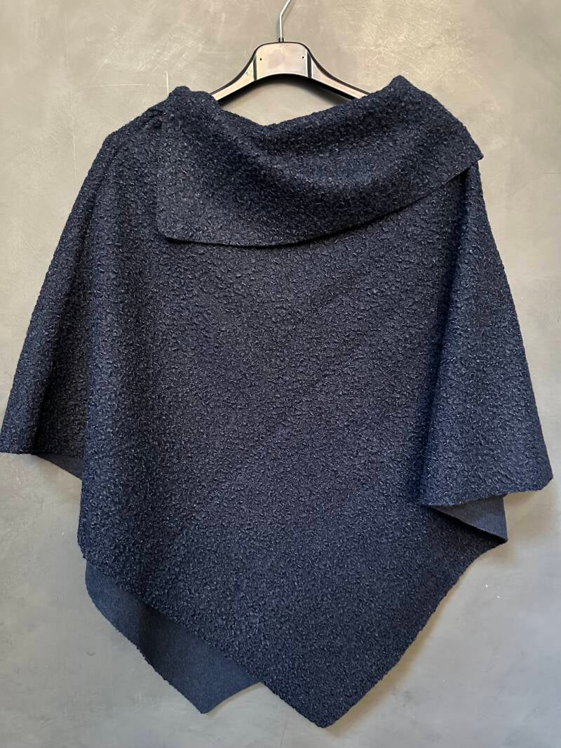 Poncho Vienna Teddy blauw