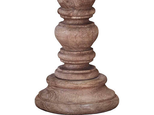 Tafellamp hout 35 cm