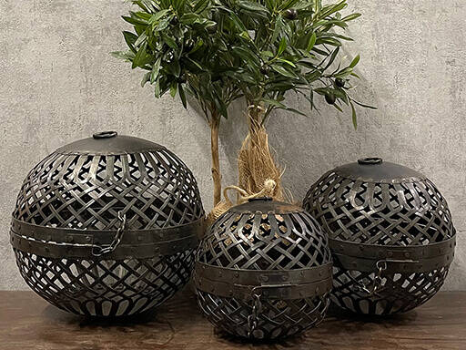 Set van 3 Marrakesh lantaarns windlichten