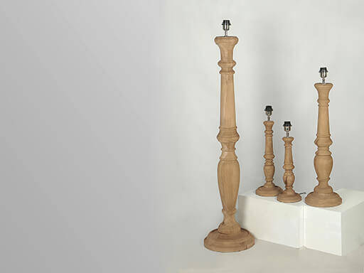 Vloerlamp Miami almond