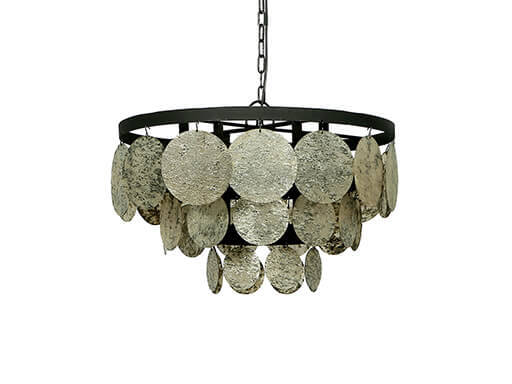Schijfjeslamp Fineer 50cm