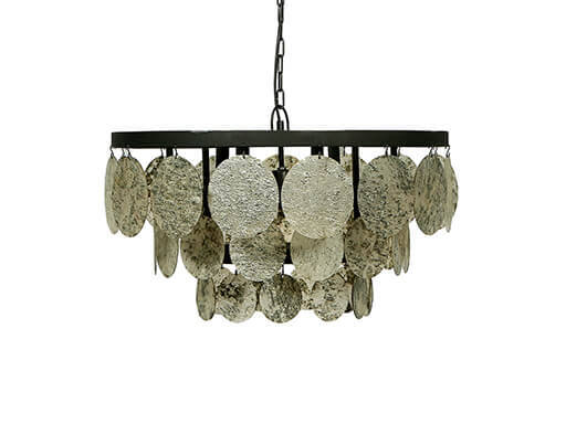 Schijfjeslamp Fineer 60cm
