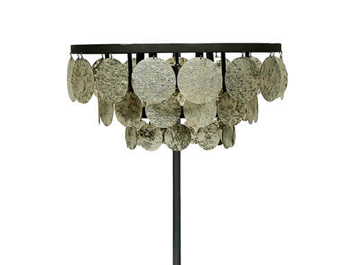 Schijfjes vloerlamp Fineer 150 cm