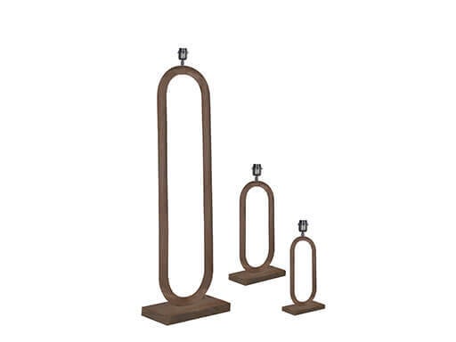 Tafellamp Houston umber L