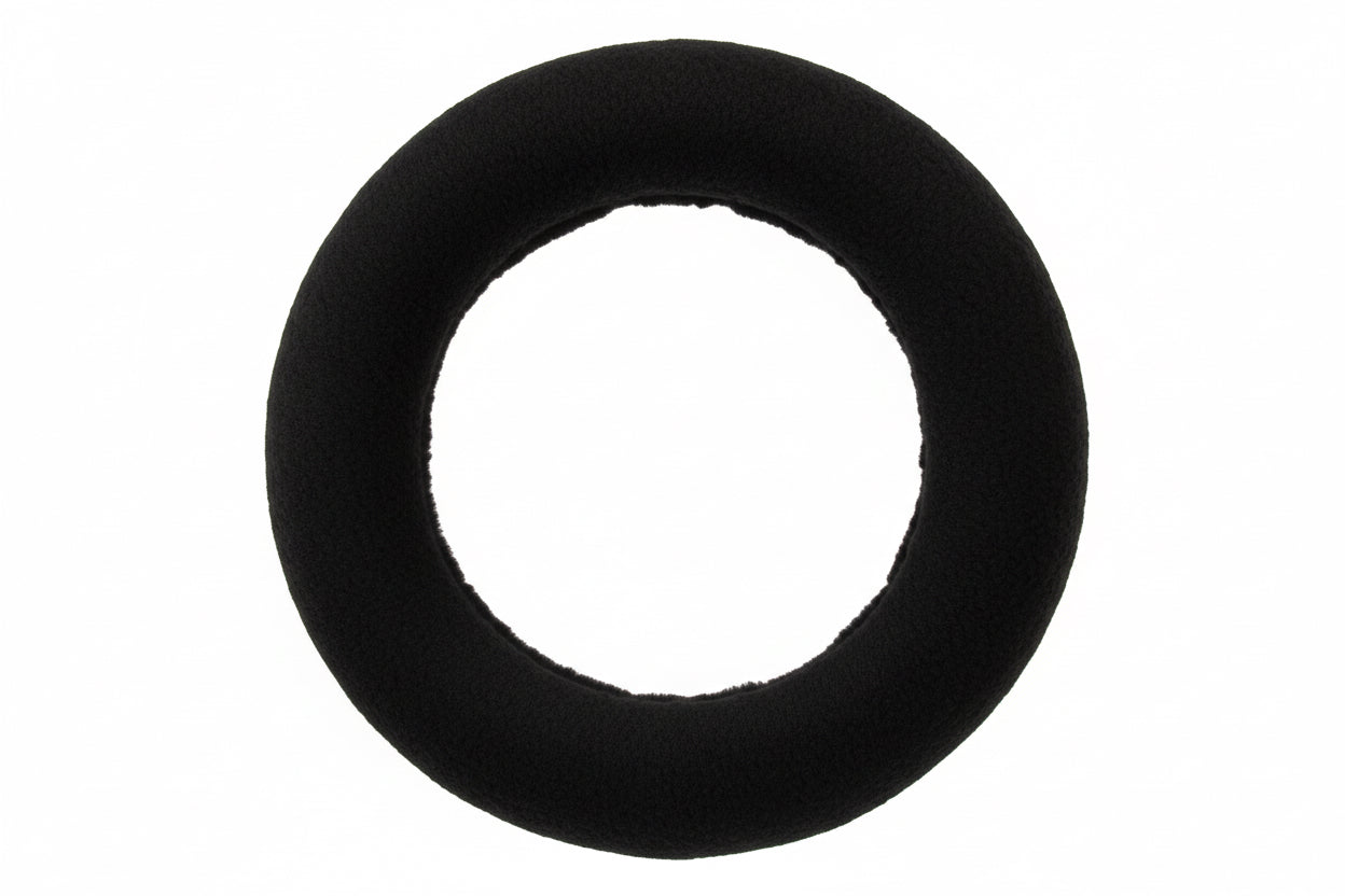 Van Buren Schapenvacht Auto stuurhoes zwart