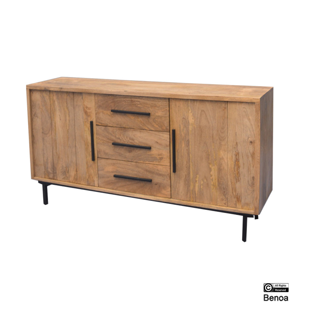 Jayden 3 Drawer 2 Door Sideboard 155