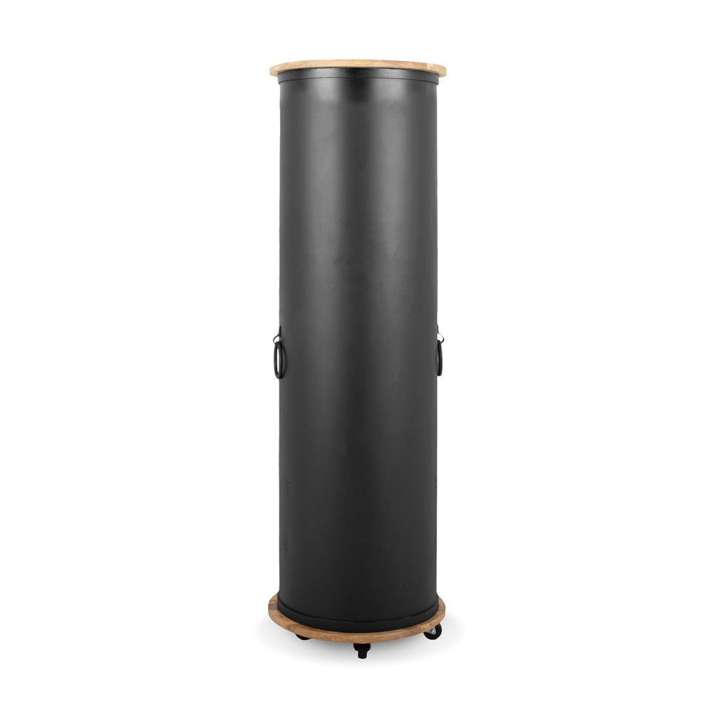 Wine Cabinet Black 45